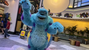 Mike, Sulley and Boo Took Over a Disneyland Hotel for Halloween!
