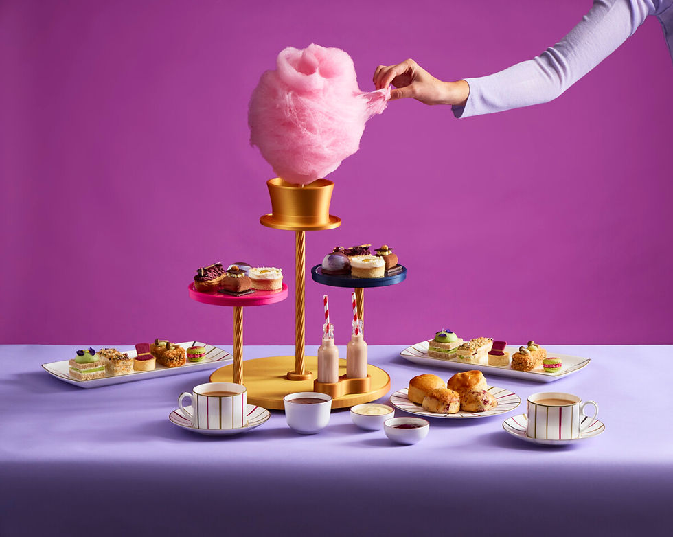 Candy Floss Towers and a Chocolate River: London's Wonka Afternoon Tea for Kids!