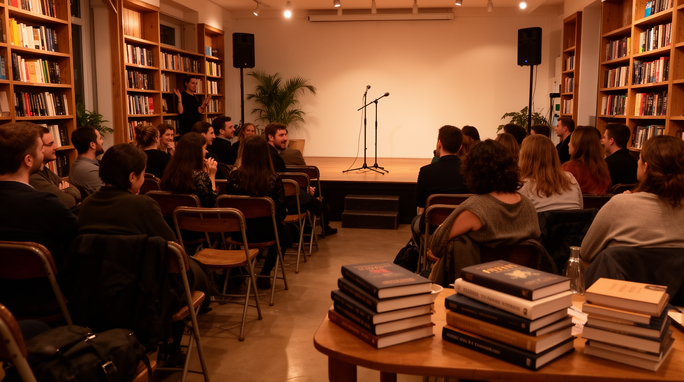 Tamir Aldad discusses TOO CLOSE FOR COMFORT at B&N The Grove
