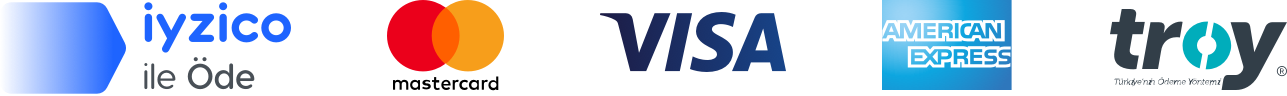 iyzico ile Öde, Visa, Mastercard, American Express ve Troy