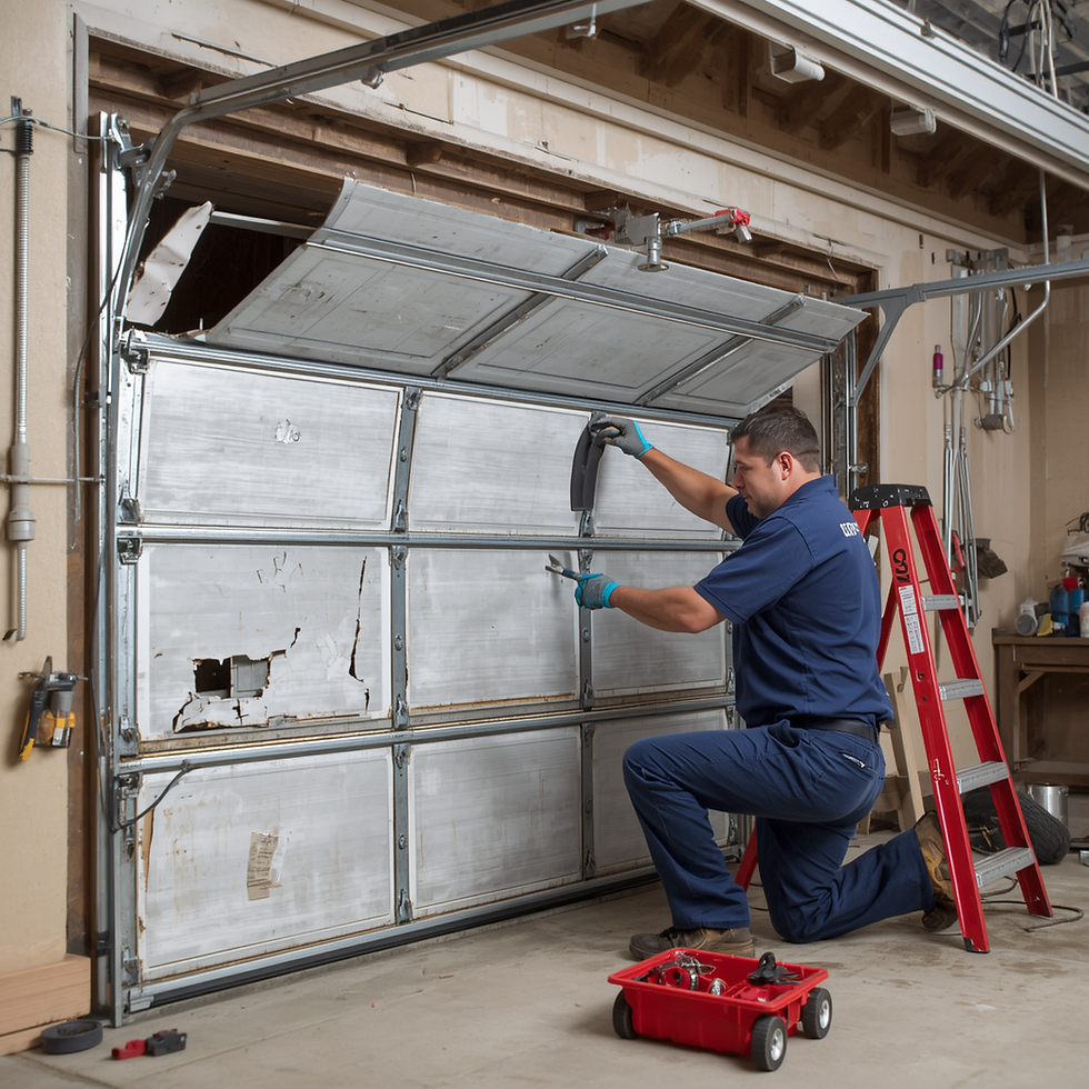 garage door panel repair