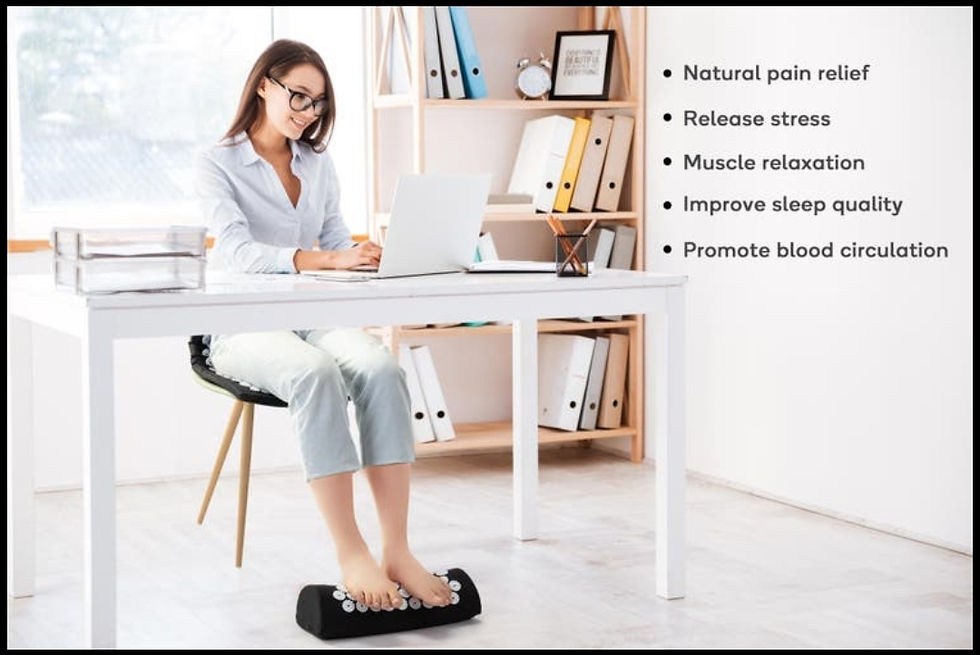 Thumbnail: Self-Acupuncture Mat and Pillow - No-Needles (with drawstring carry bag)