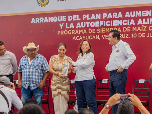 Acayucan, sede de entrega de apoyos al campo veracruzano