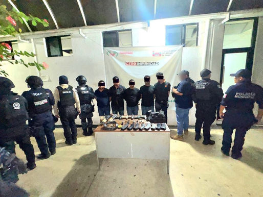 Aseguran arsenal y detienen a presuntos responsables en Tapachula
