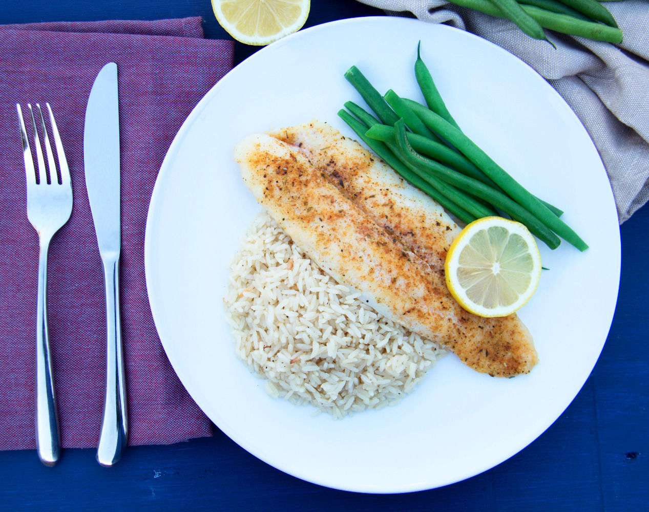 Blacken Cajun White Fish