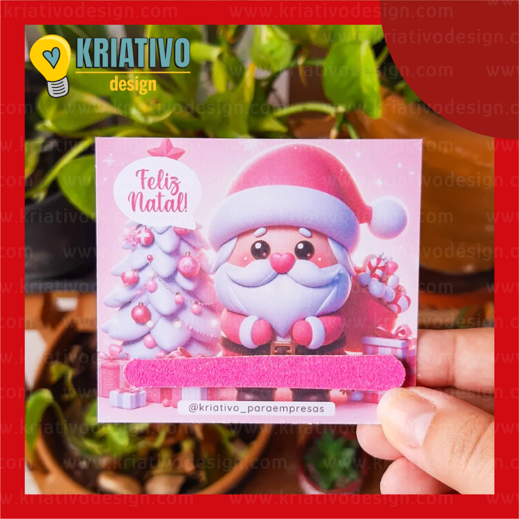 Cartão Lixa Natal 2