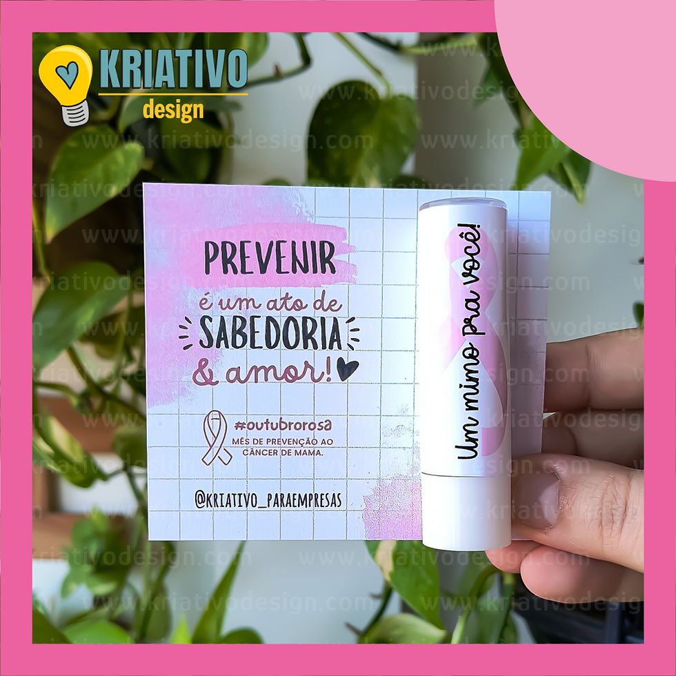 Cartão p/ Manteiga de Cacau
