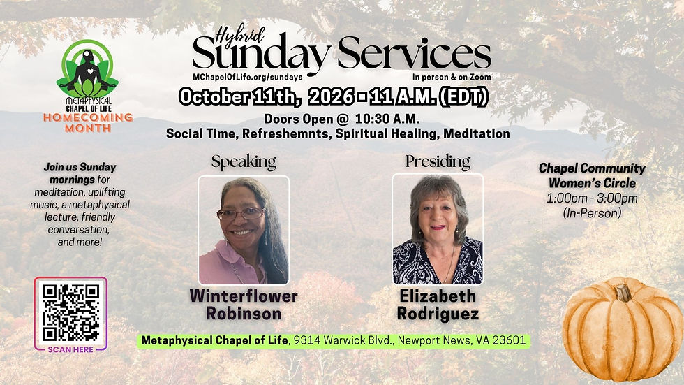 Sunday Services (Hybrid)