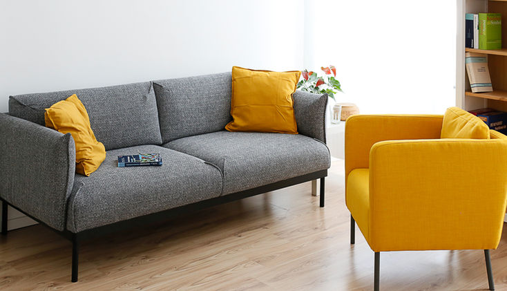 Einladendes Sofa für längere Gespräche