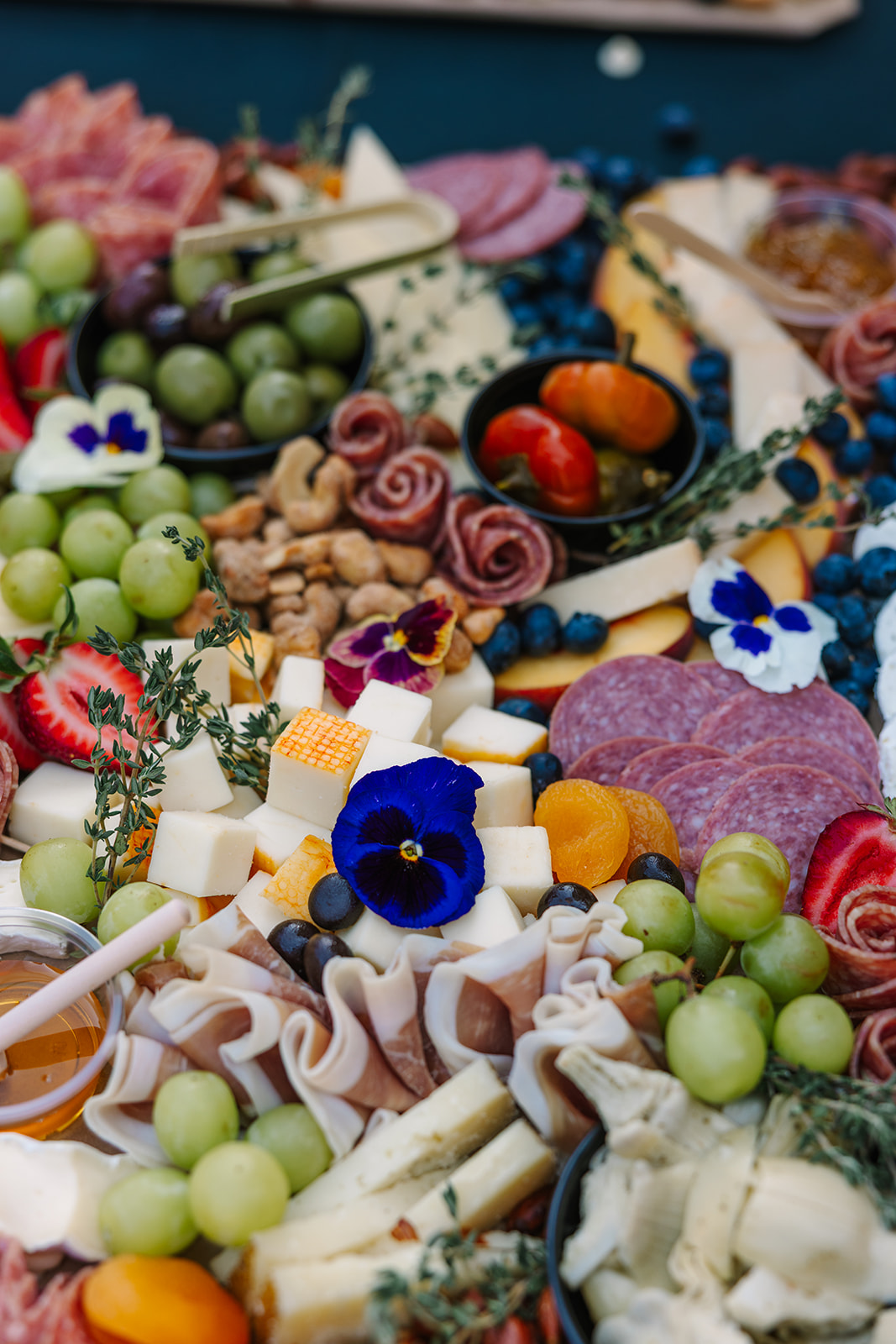 Arranged Food and Objects