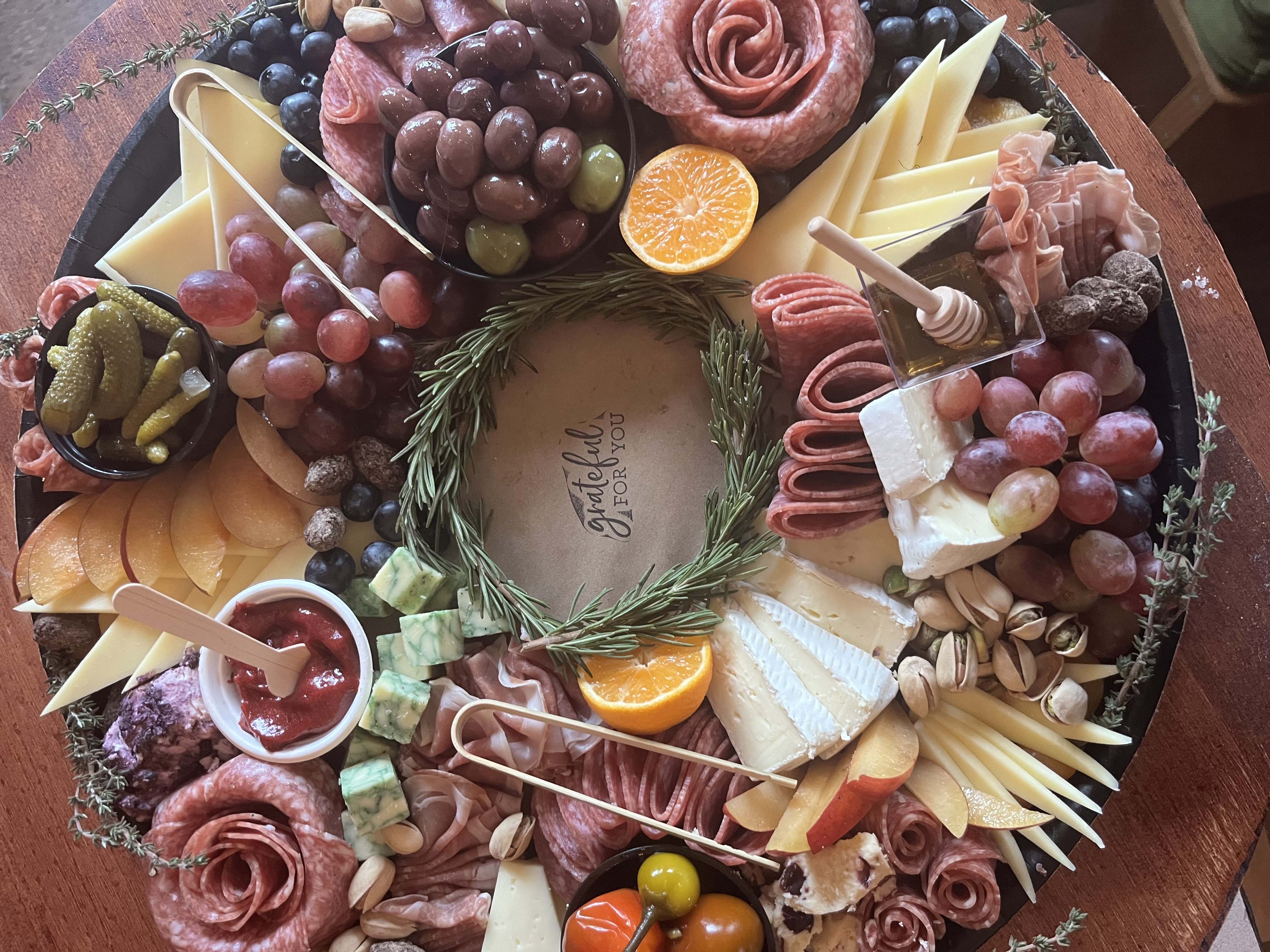 Arranged Food and Objects