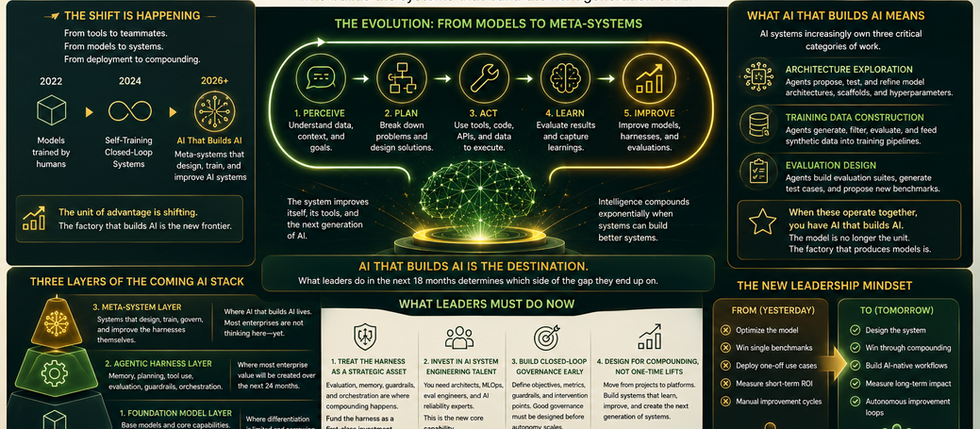 The Future: AI That Builds AI and What Leaders Must Do Now
