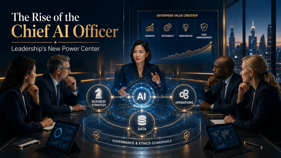 The Rise of the Chief AI Officer: Leadership's New Power Center