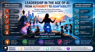 Leadership in the Age of AI: From Authority to Adaptability