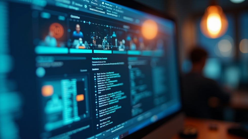 Close-up view of a computer screen displaying security software