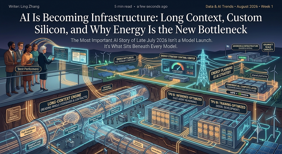 AI Is Becoming Infrastructure Long Context, Custom Silicon, and Why Energy Is the New Bottleneck