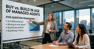 Buy vs. Build in the Age of Managed Agents: A Five-Question Decision Framework for Data & AI Leaders