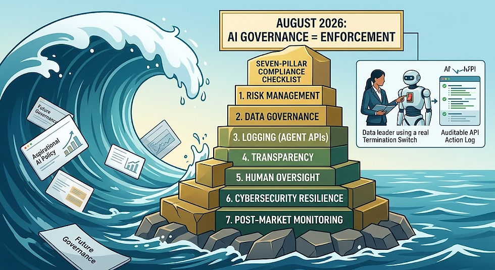 Governance Just Became Enforcement: The AI Compliance Moment Every Enterprise Now Faces