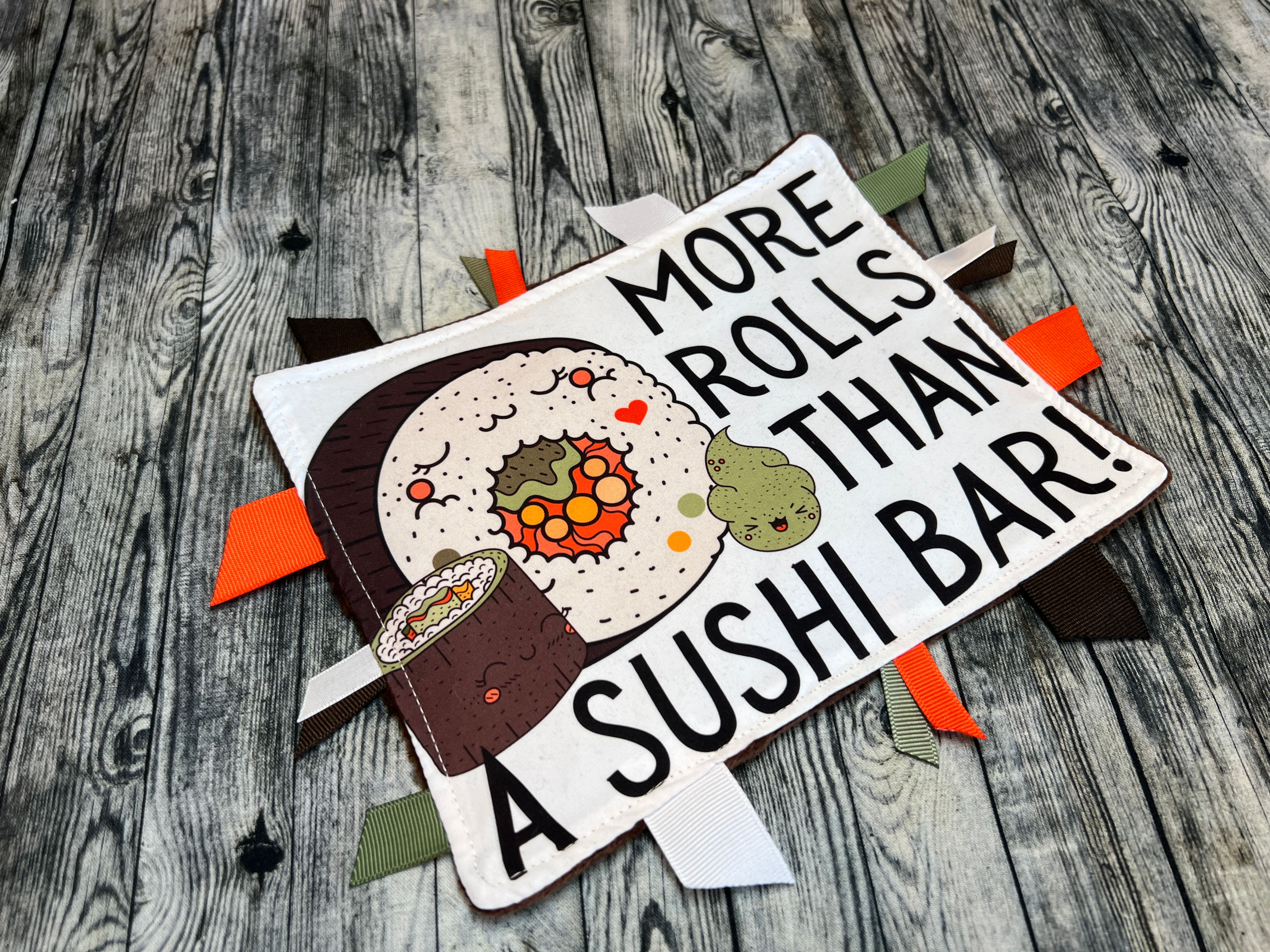 Front View of Crinkle Toy