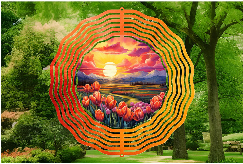 mock up view of wind spinner