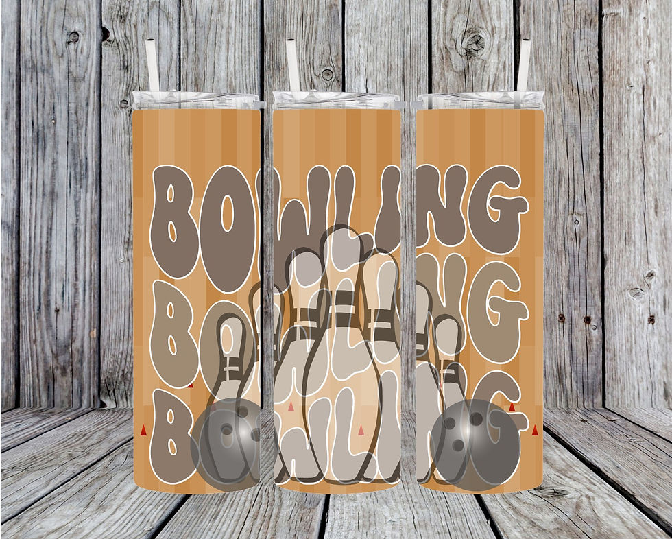 Mock up view of a tumbler