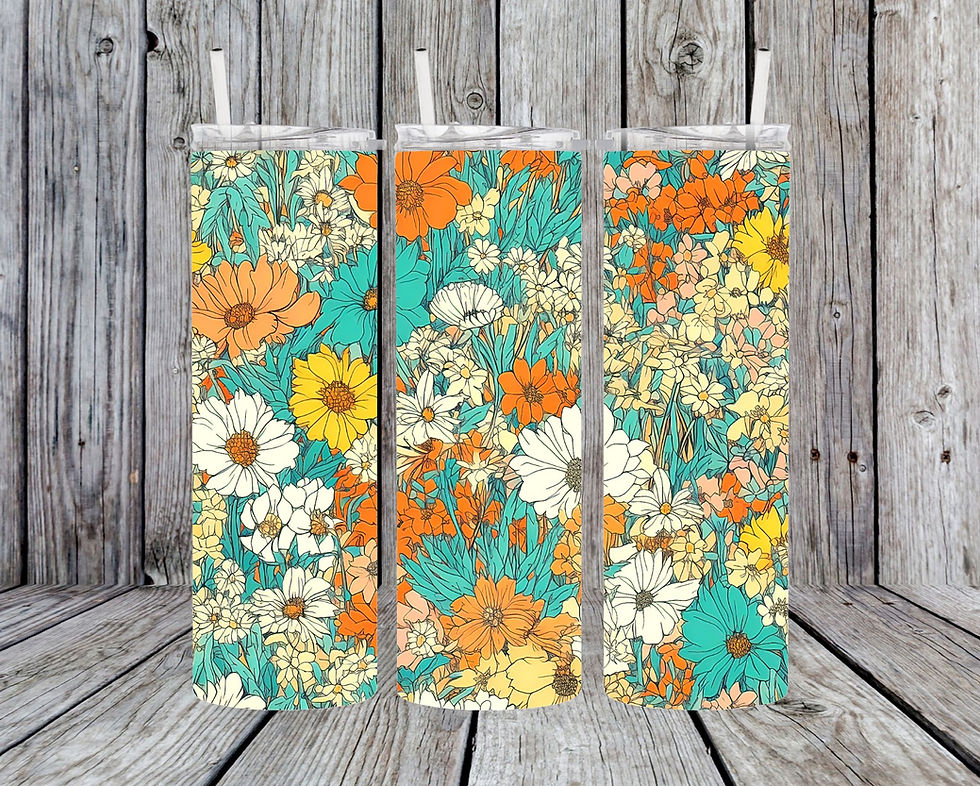 Mock up view of Tumbler