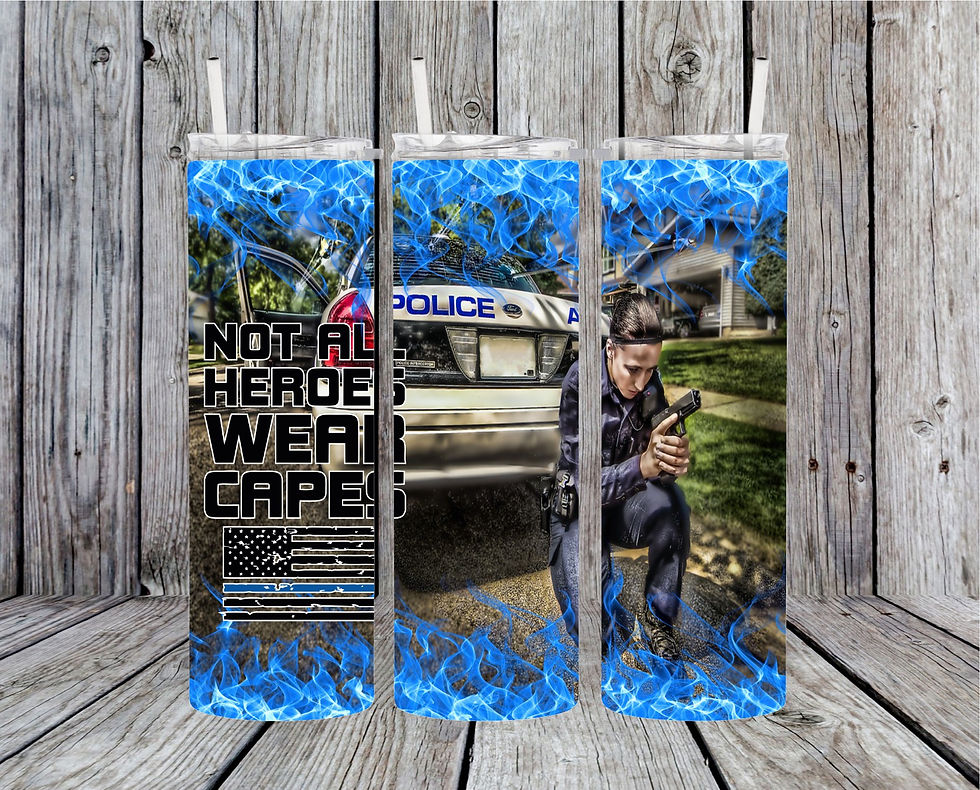 Mock up view of Tumbler