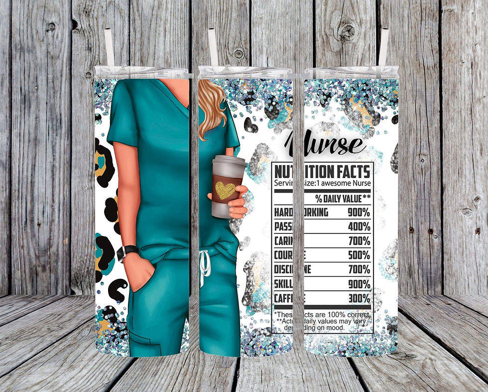 Mock up view of a tumbler