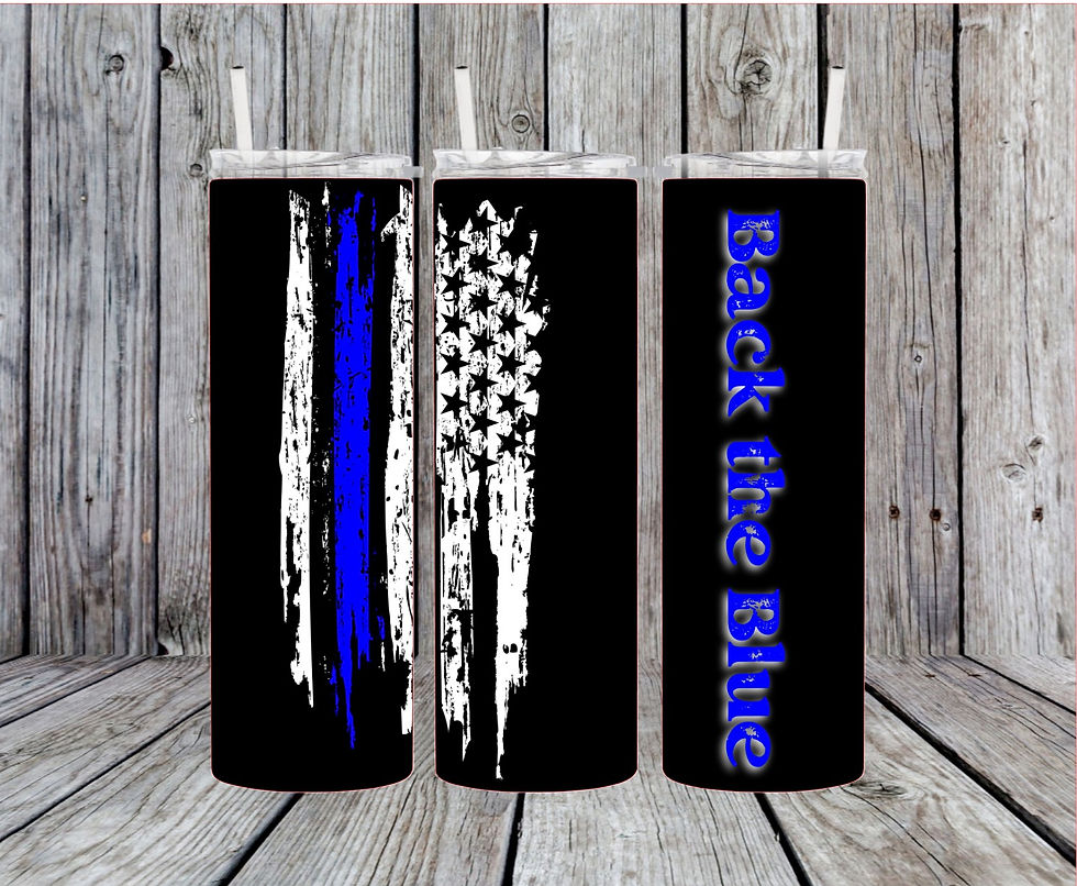 Mock up view of Tumbler