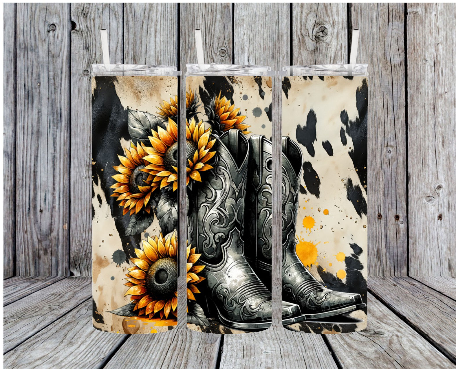 Mock up view of Tumbler