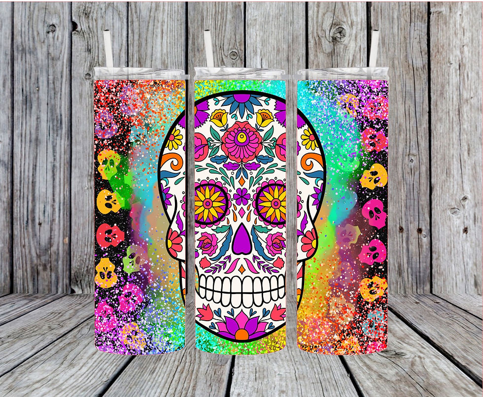 mock up view of tumbler