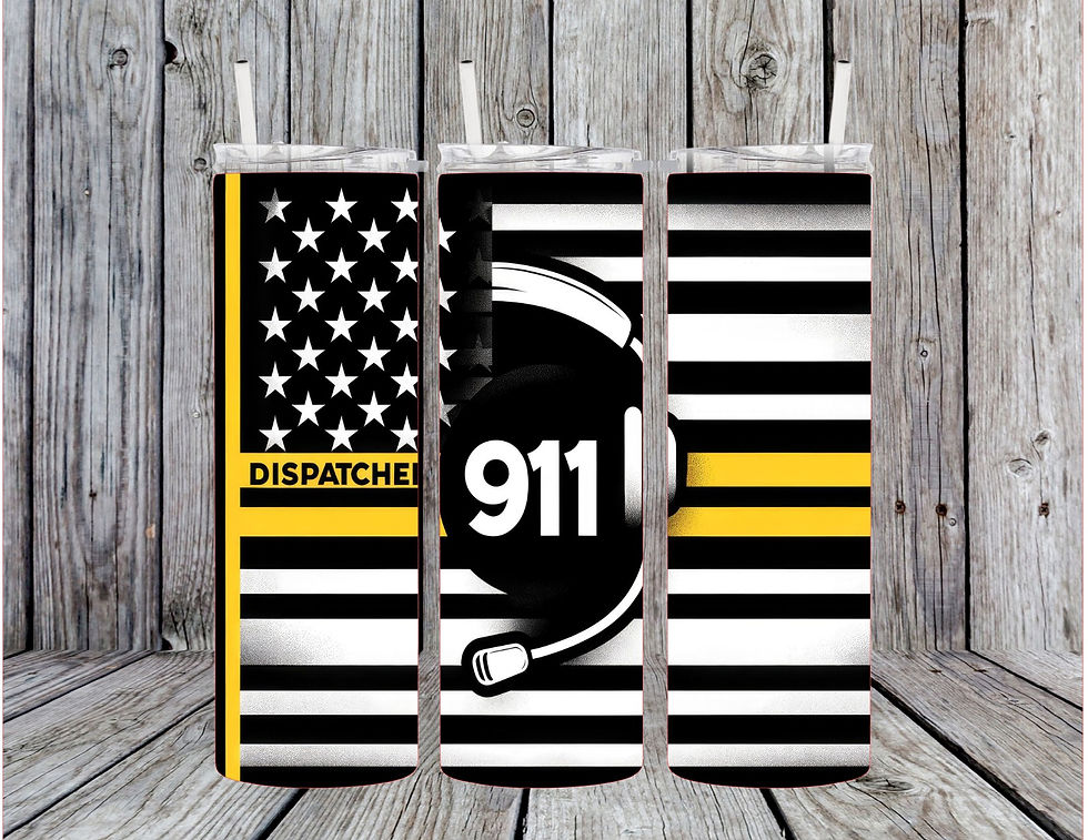 Mock up view of a tumbler