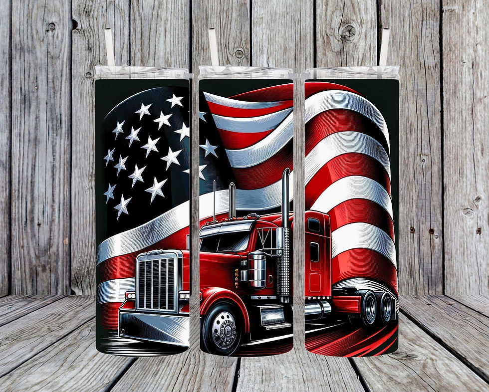 Mock up view of a tumbler