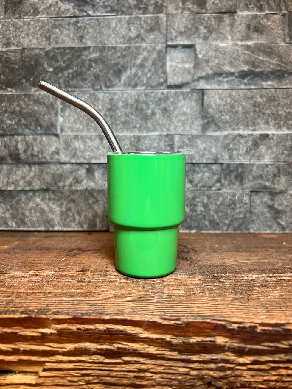 Back Side of Shot Tumbler