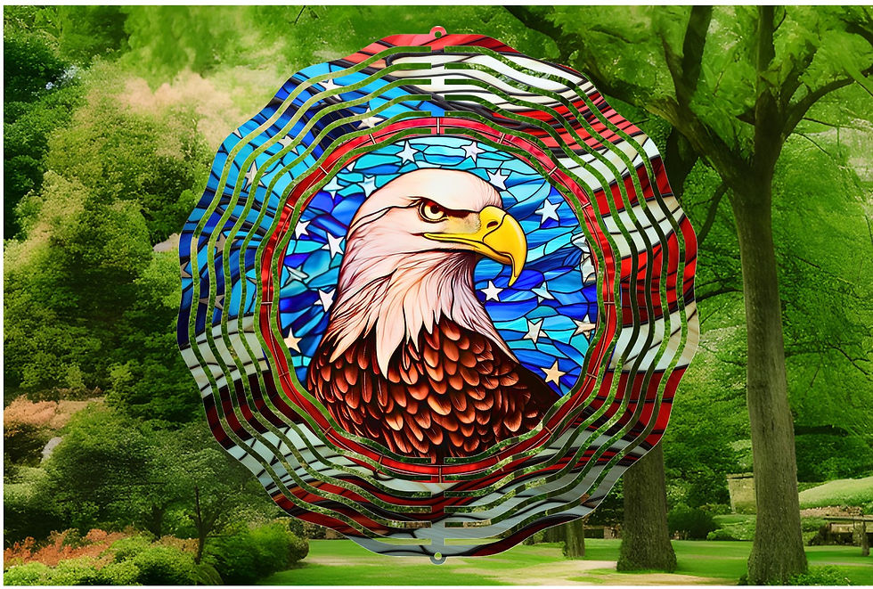 mock up view of wind spinner