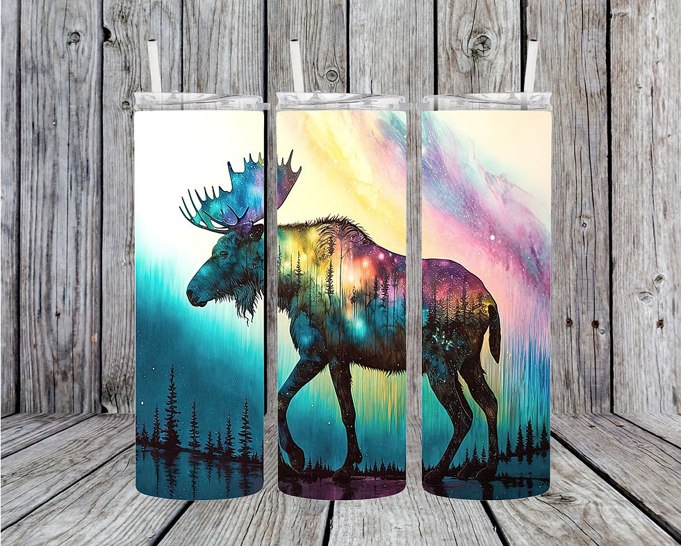 Mock up view of a tumbler