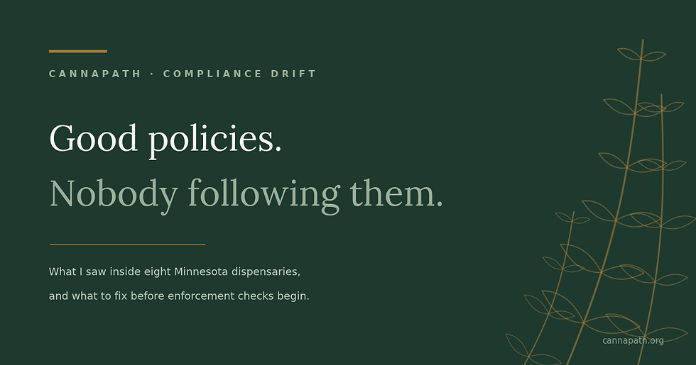 good policies, no one following them that's the problem