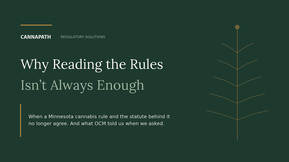 Title Card showing the title "Why reading the rules isn't always enough