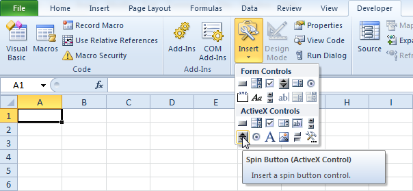 formula in spin button excel formula in spin button excel