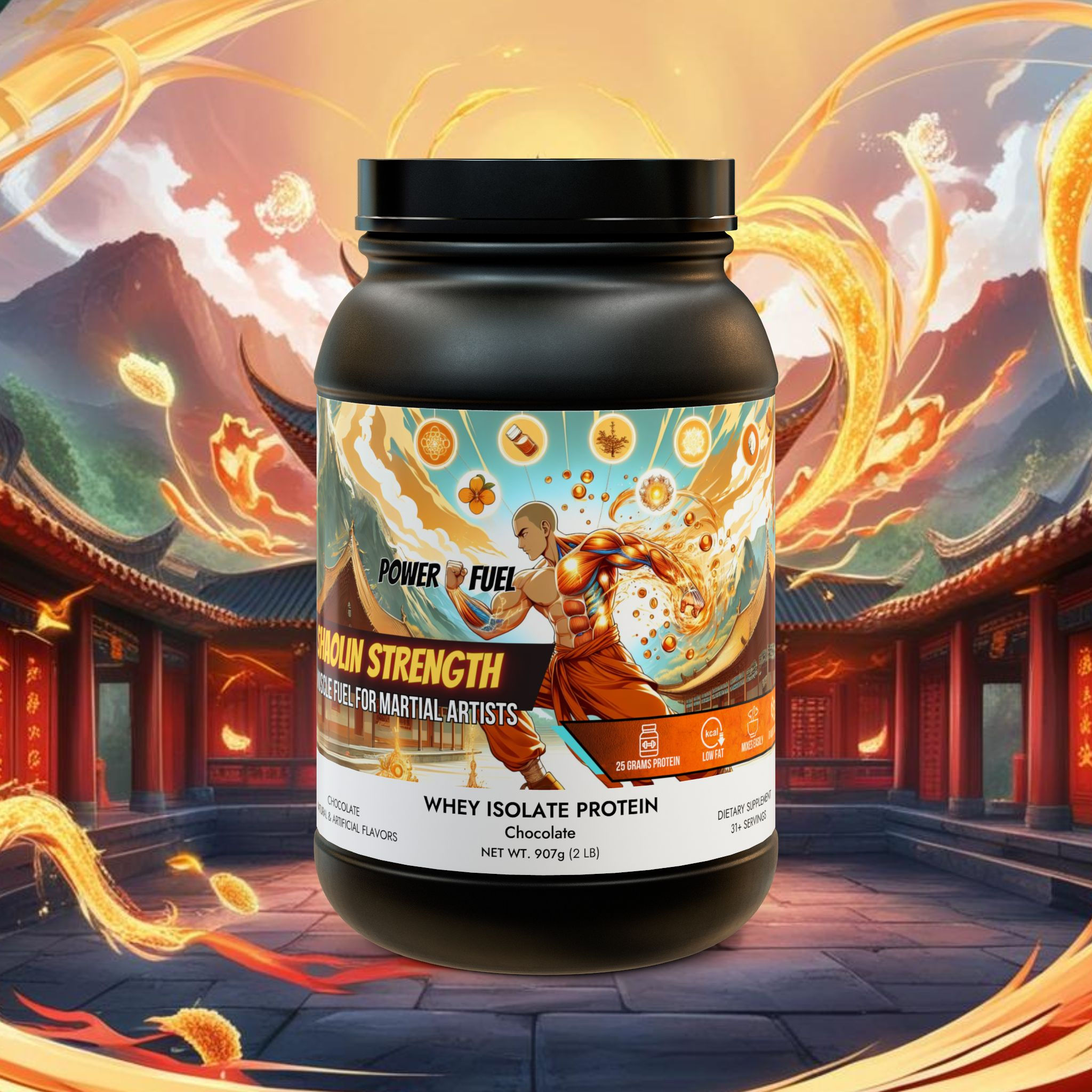 Shaolin Strength Whey Protein, Chocolate