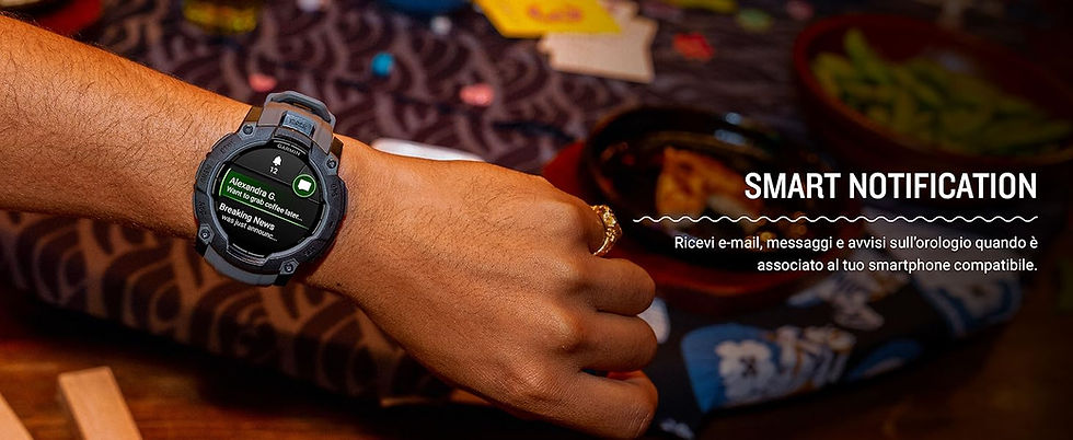 Miniatura: Orologio Garmin Instinct 3, Smartwatch, 45mm, Display AMOLED 1,2",