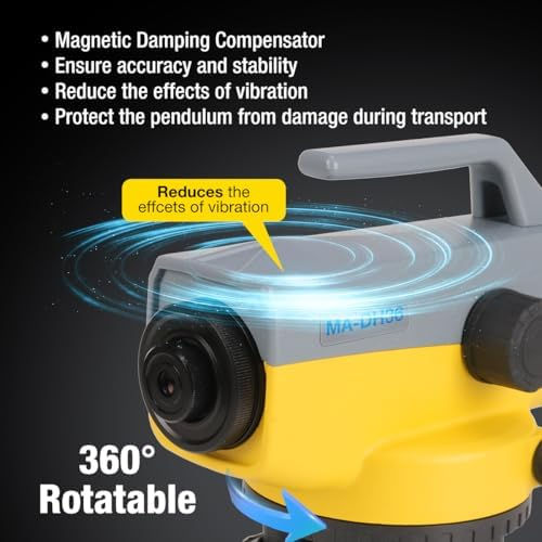 Miniatura: Livello ottico automatico 36X, kit di livello da cantiere ad alta precisione co