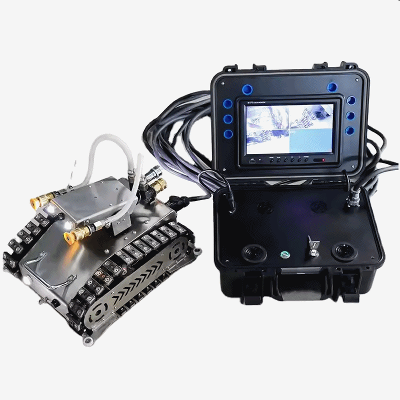 robot per pulizia e ispezione condotte aria