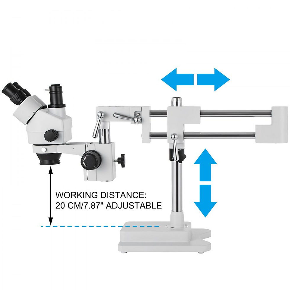 Miniatura: VE-360 Microscopio Stereo Simul-Focale 3.5X-90X Trinoculare