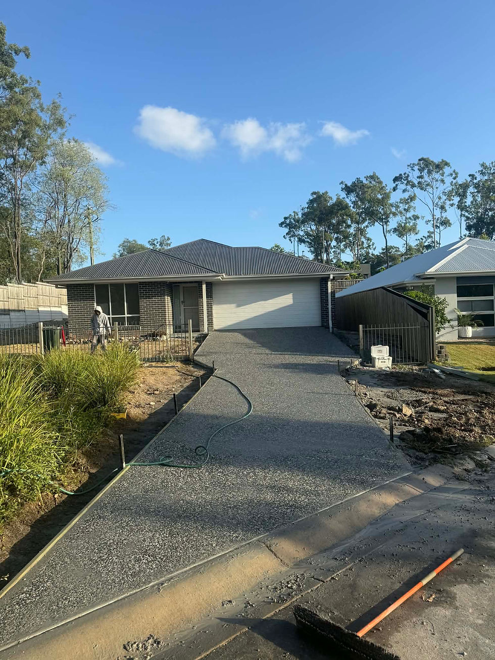 Exposed Aggregate Concrete