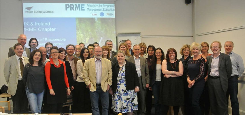Attendees of the Foundation Meeting of the PRME Chapter Forum UK & Ireland.