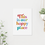 Thumbnail: This Is Our Happy Place Typography Print