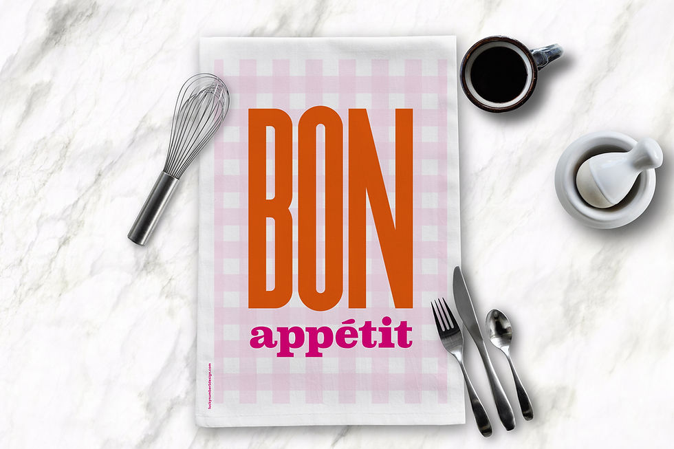 Thumbnail: Bon Appétit Colourful Tea Towel