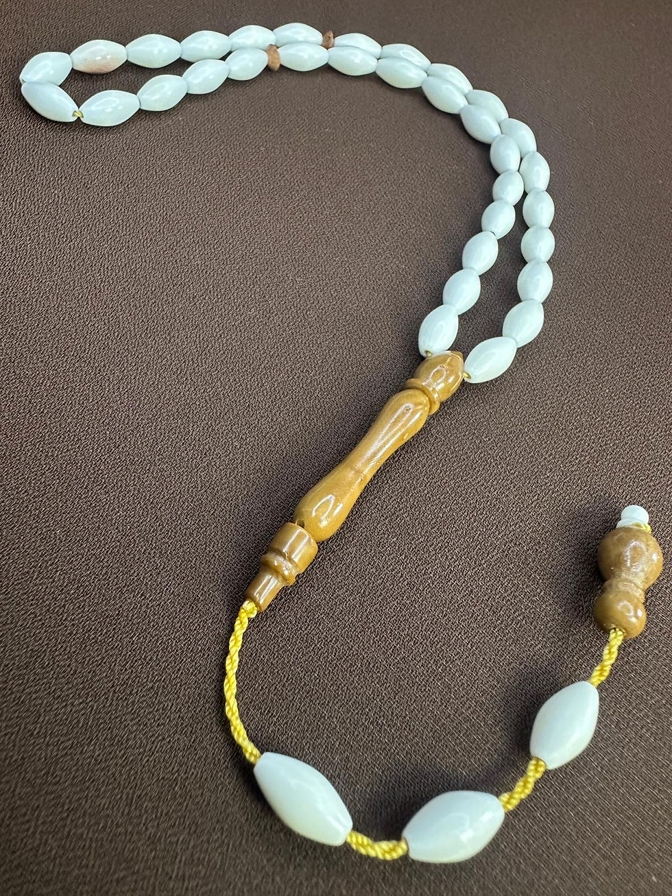 Thumbnail: Mastercrafted Camel Bone & Kuka Tasbih – Capsule Cut