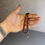 Thumbnail: Wrist-Sized Brown Beirut Drop Resin Misbaha - Capsule Cut